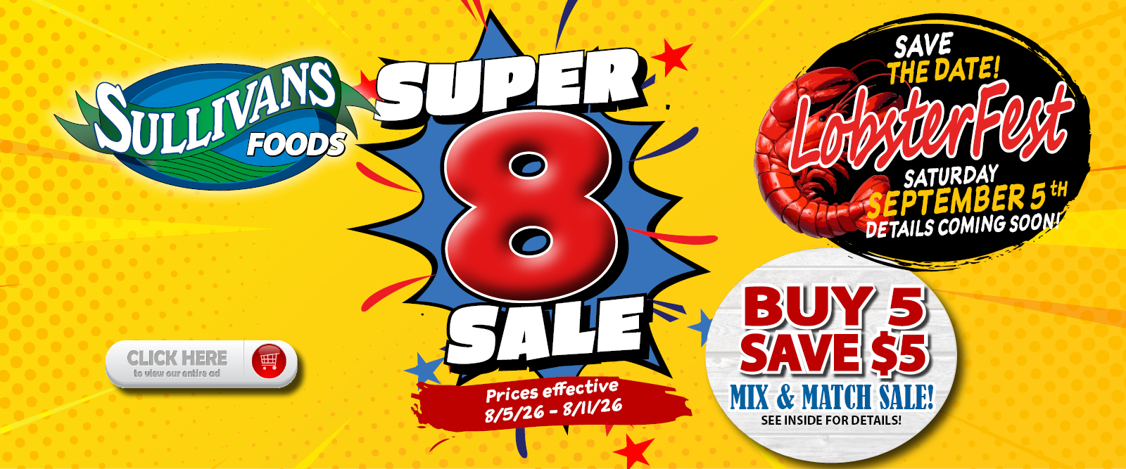 Sullivans Foods Weekly Ad 8/5/26 - 8/11/26